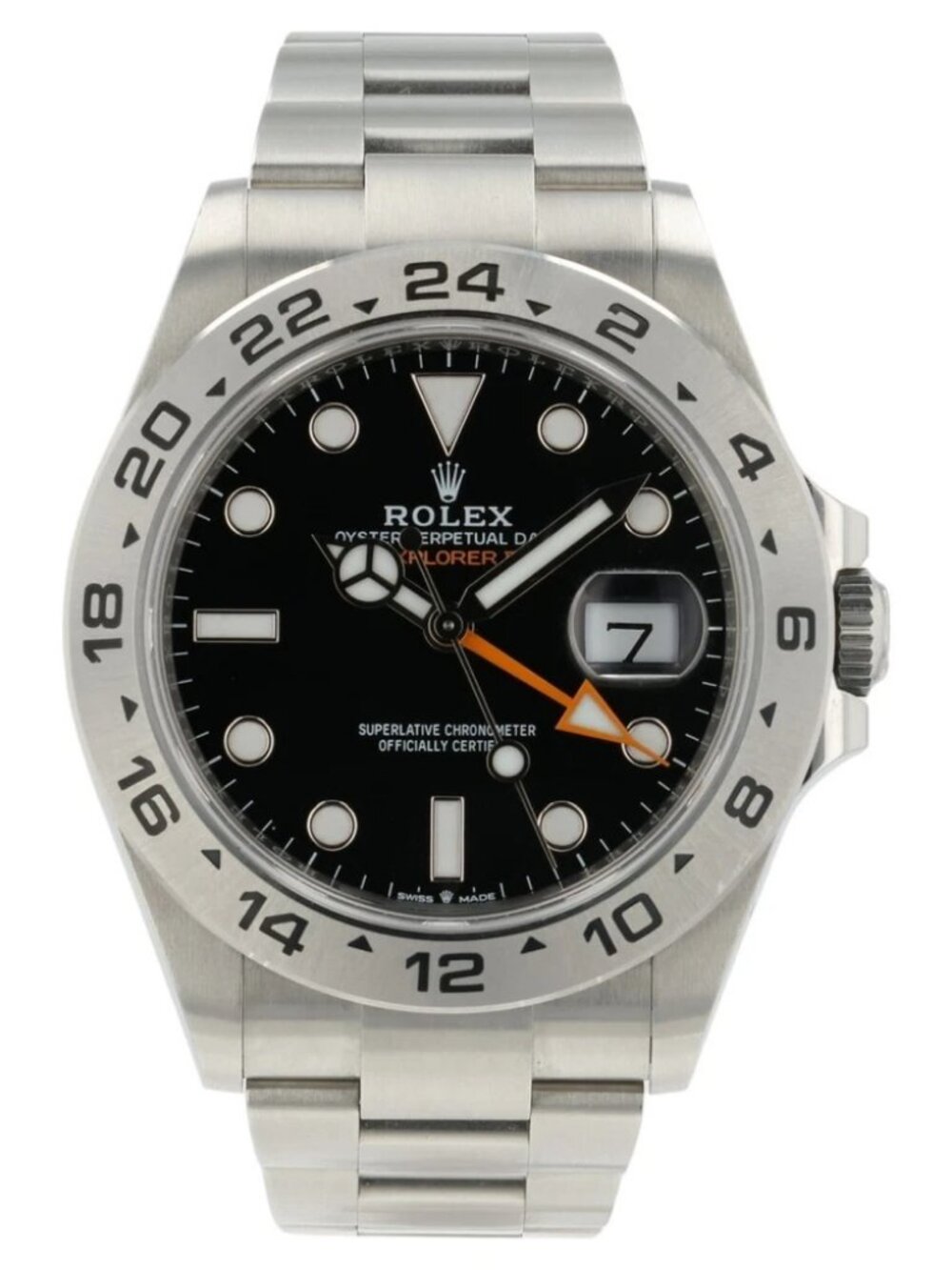 Rolex Explorer II Black Dial Stainless Steel 42mm Automatic Mens Watch